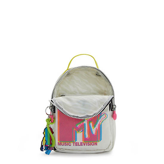 Plecaki Kipling Alber MTV 3-in-1 Convertible Mini Bag Szare Różowe | PL 1678PJ